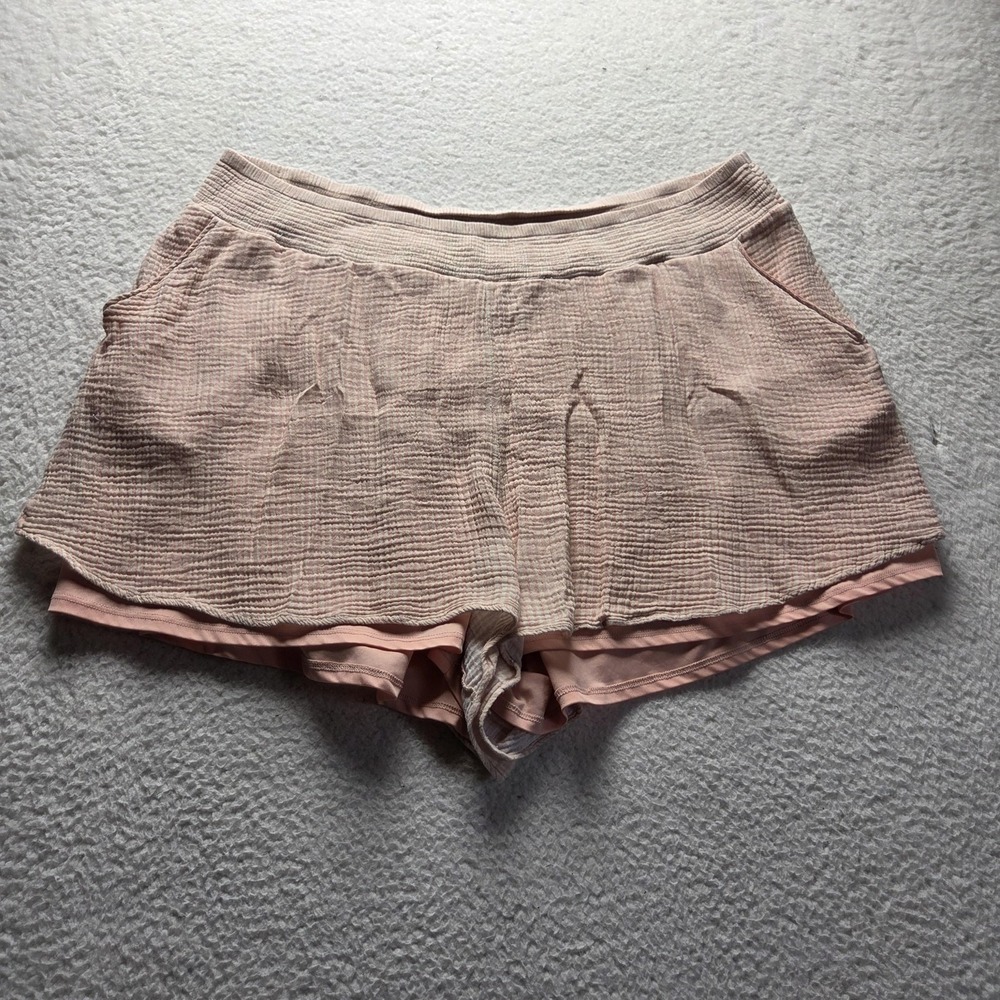 Torrid Sweat Shorts Womens 4 Pink Gauze Elastic Waist Pull On Casual Summer